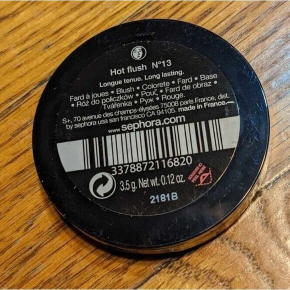 Sephora Collection Colorful HOT FLUSH Shimmer Blush NEW SEALED 0.12 oz Deadstock - Picture 2 of 2
